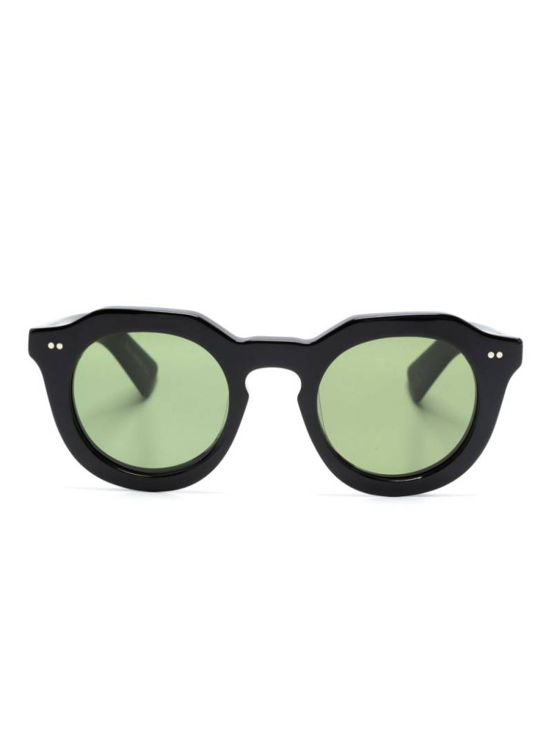 Lesca Toro round-frame sunglasses - Black von Lesca