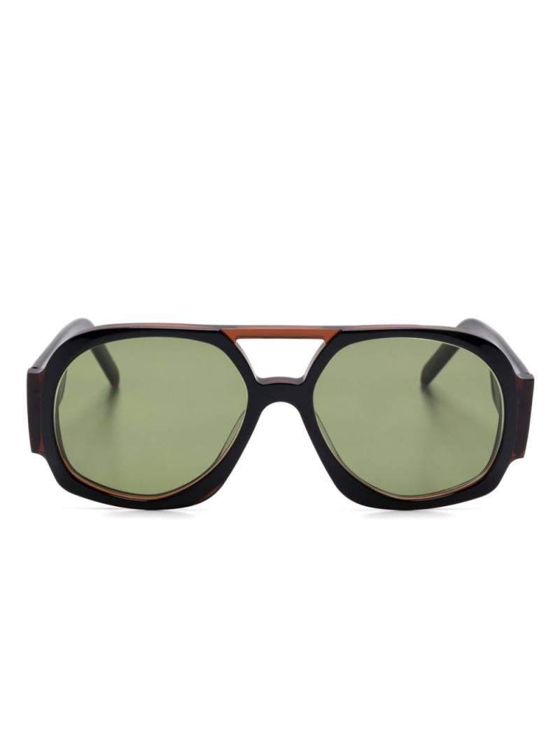 Lesca Tupac sunglasses - Brown von Lesca