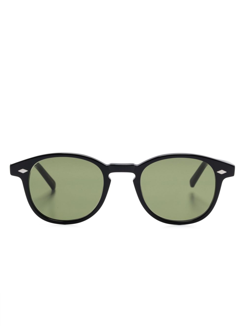 Lesca pantos-frame sunglasses - Black von Lesca