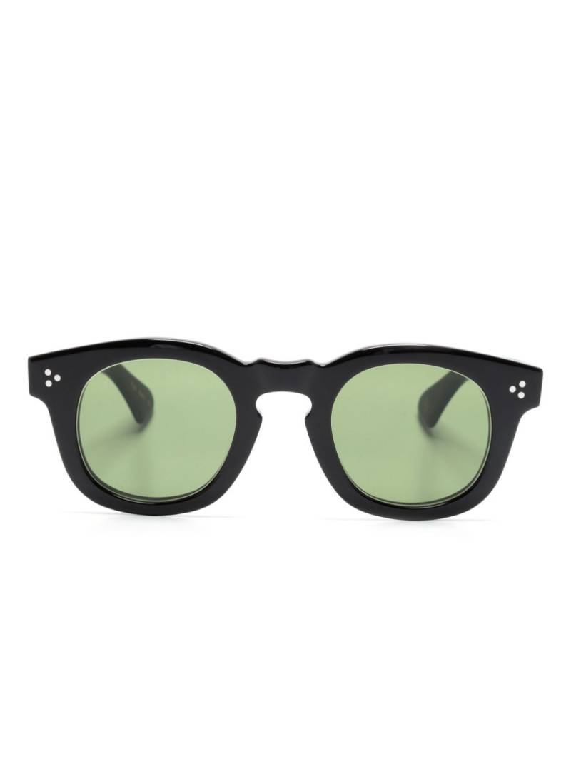 Lesca round-frame sunglasses - Black von Lesca