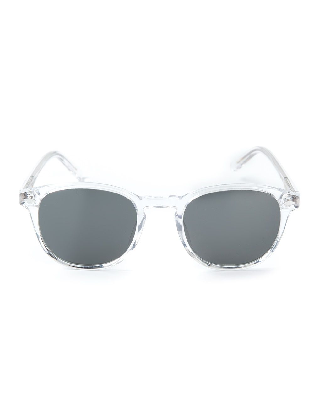 Lesca transparent frame sunglasses - White von Lesca