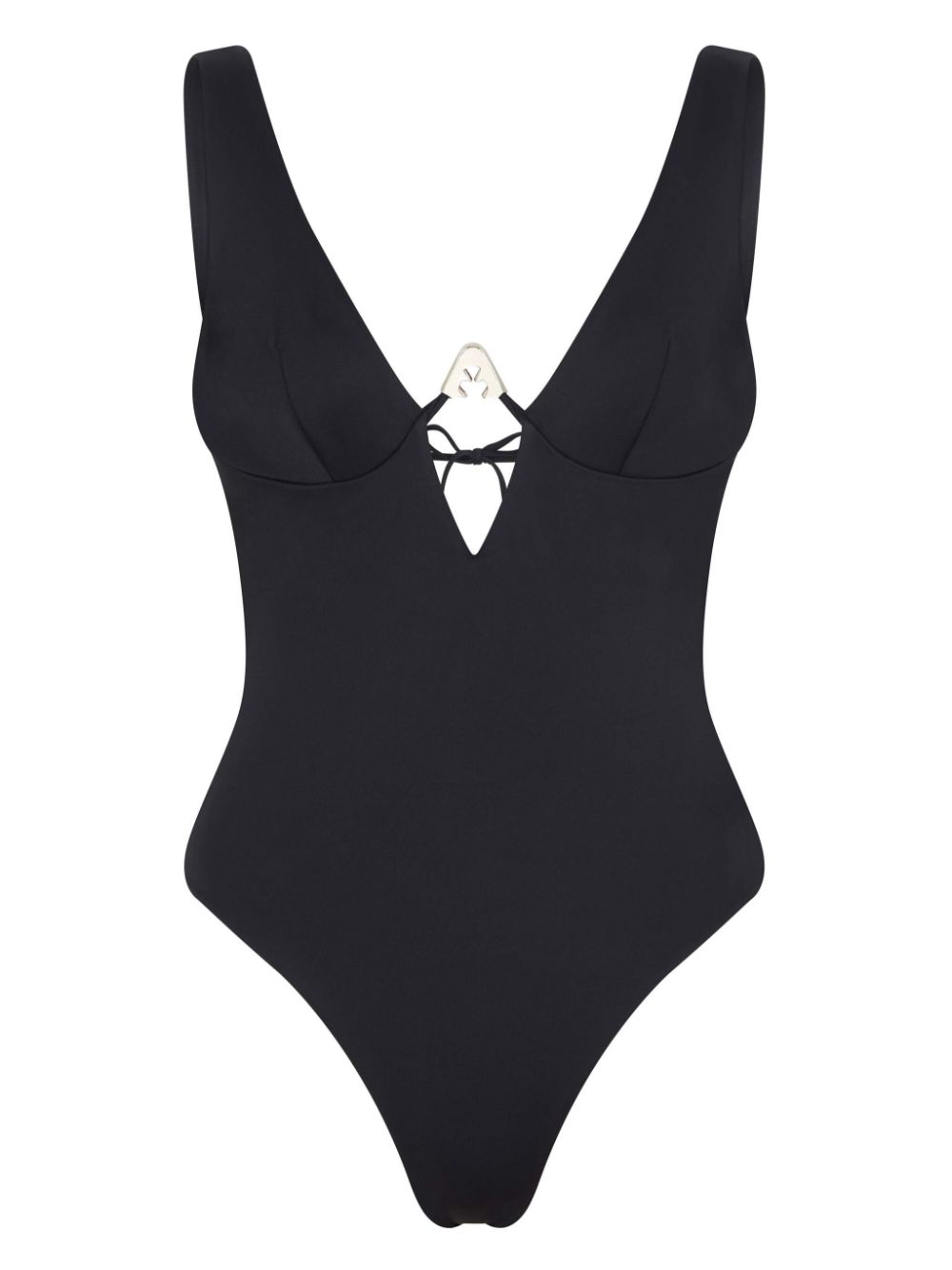 Let's Swim Shark Logo swimsuit - Black von Let's Swim