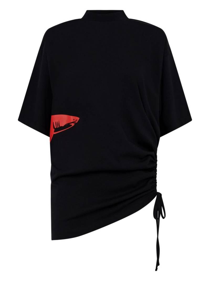 Let's Swim Shark T-shirt - Black von Let's Swim