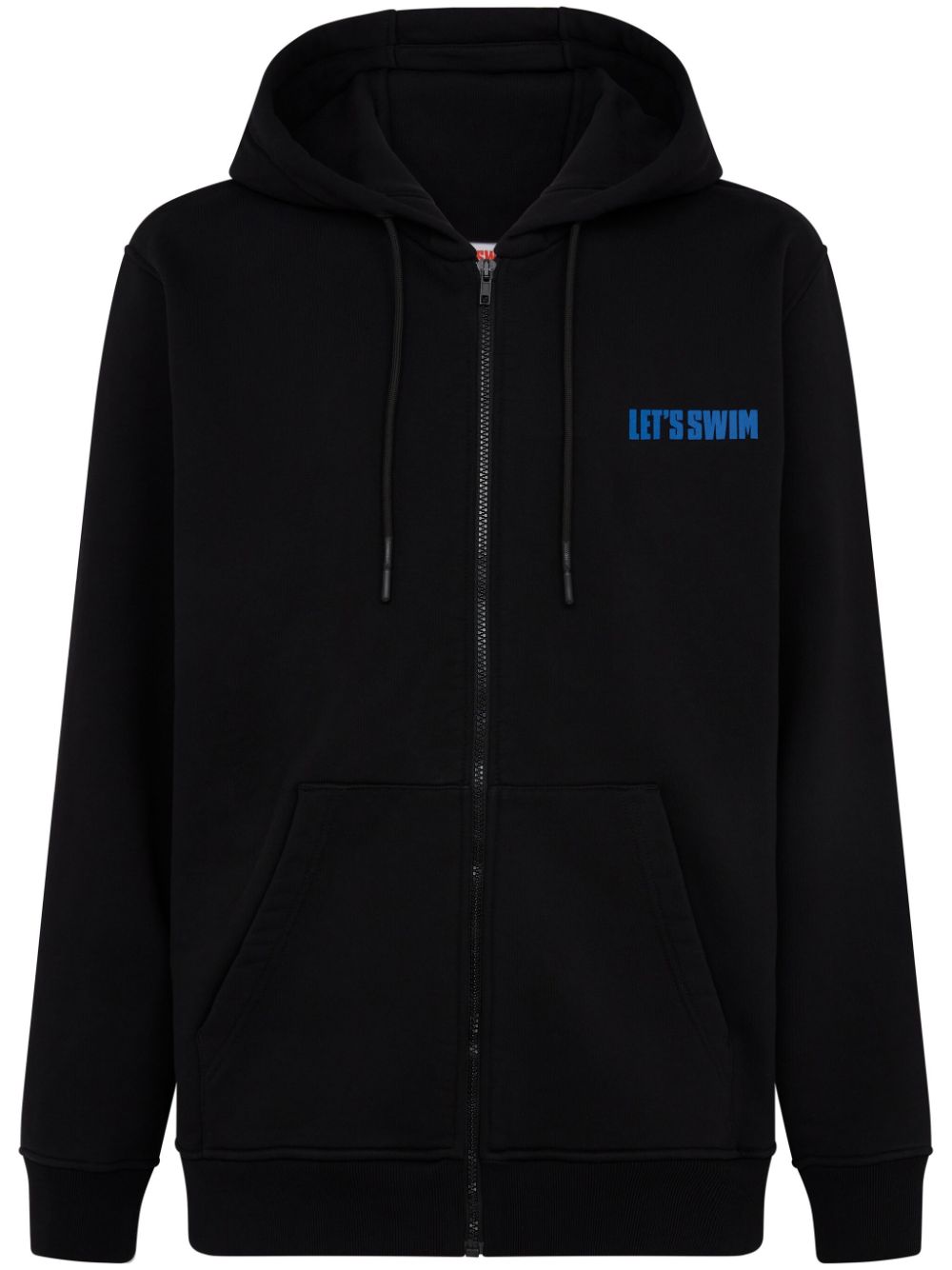 Let's Swim Shark-print hoodie - Black von Let's Swim