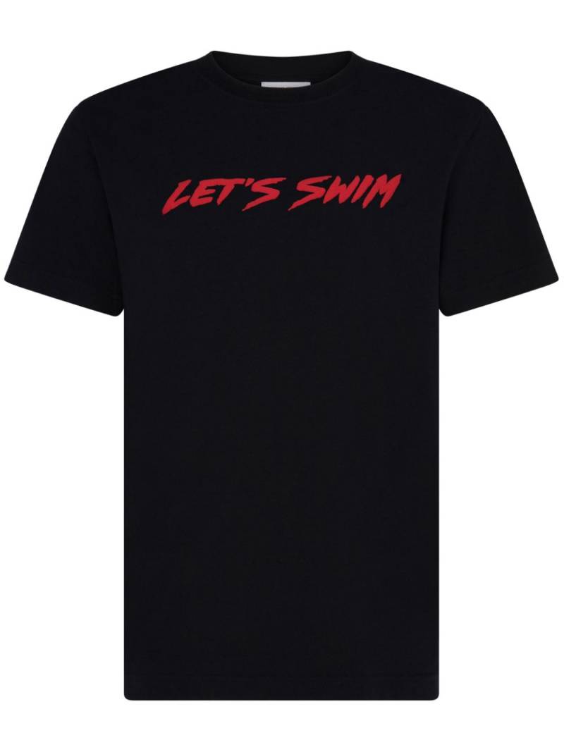 Let's Swim logo T-shirt - Black von Let's Swim