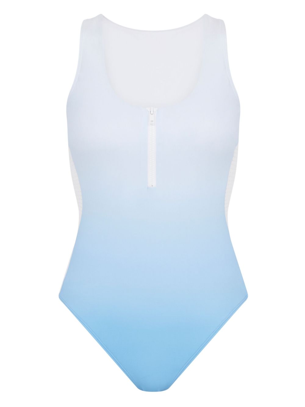 Let's Swim zip-up swimsuit - Blue von Let's Swim