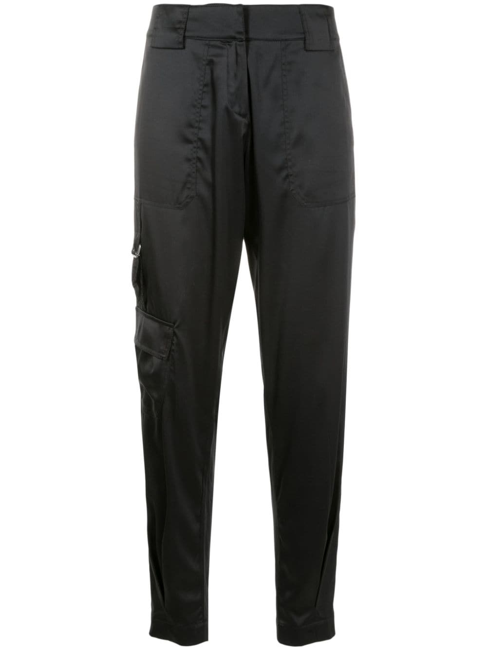 Lethicia Bronstein Abrey tapered cargo trousers - Black von Lethicia Bronstein