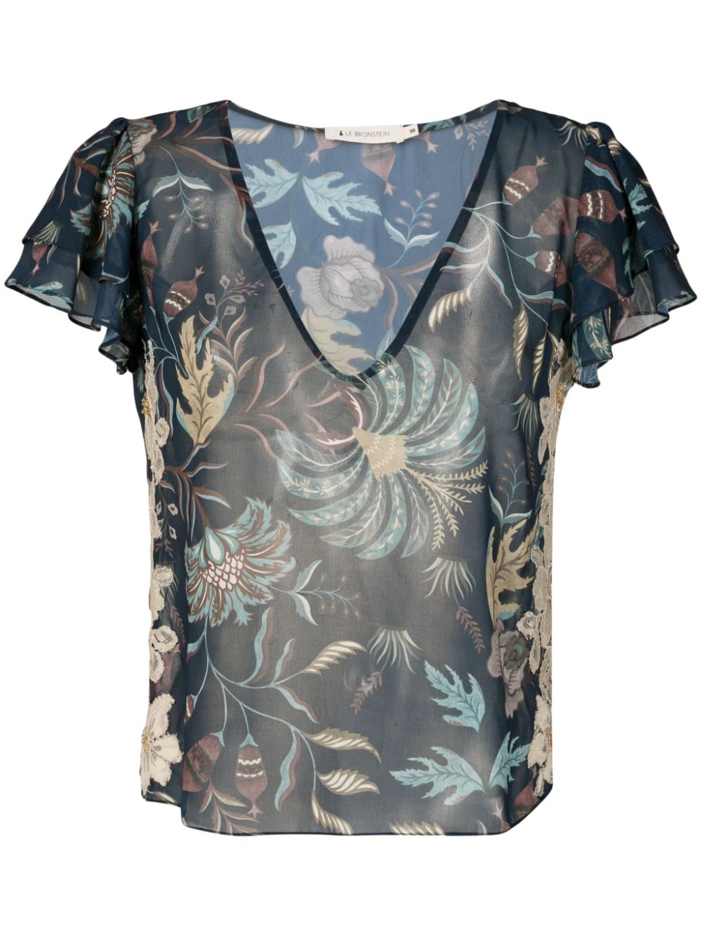 Lethicia Bronstein Aisha floral-print blouse - Green von Lethicia Bronstein