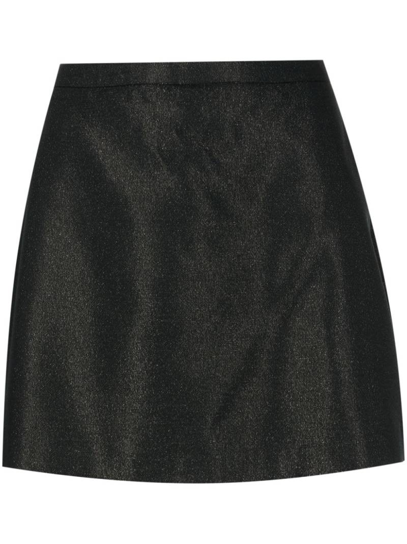 Lethicia Bronstein Alana glitter-detail miniskirt - Black von Lethicia Bronstein