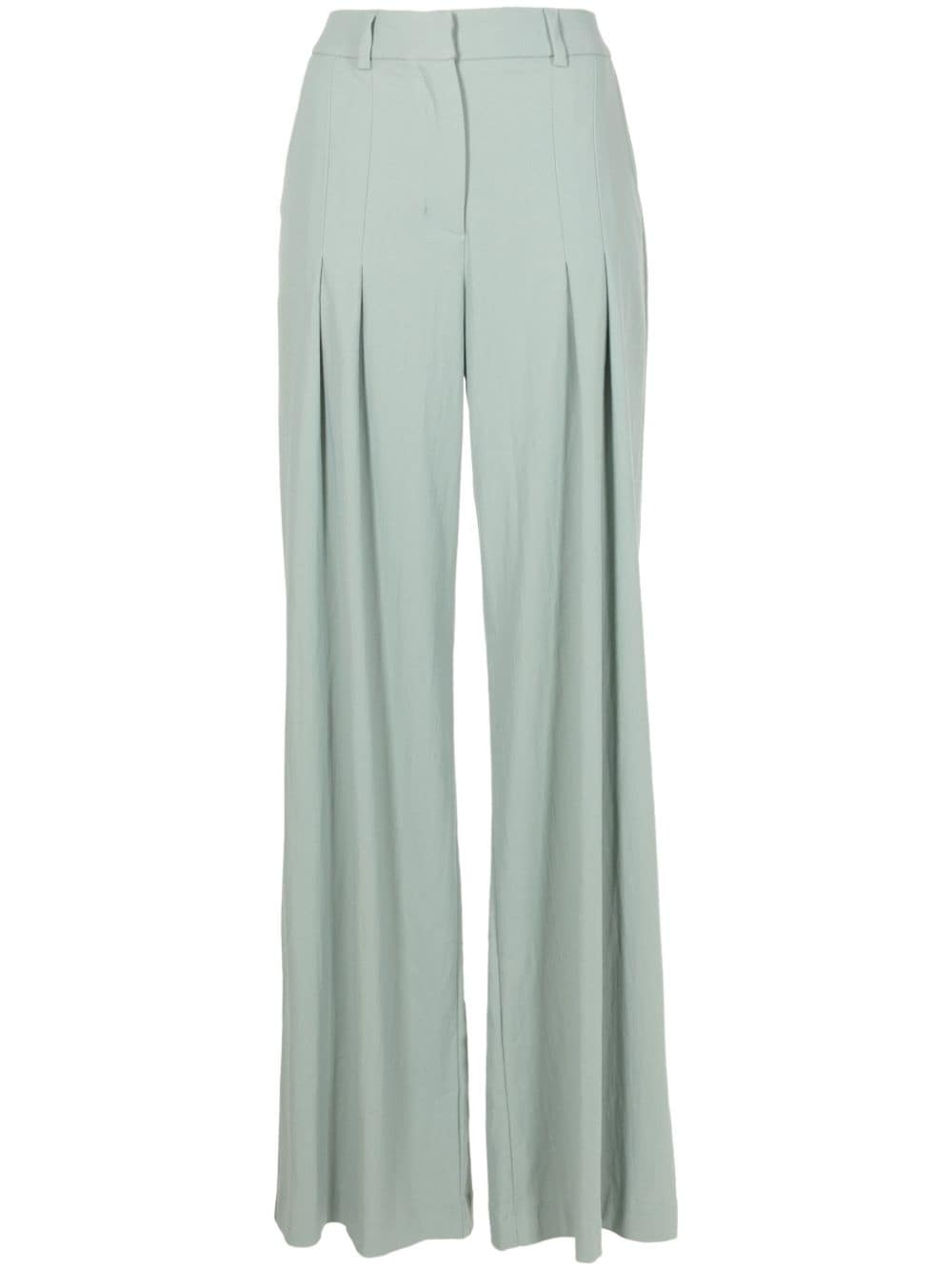 Lethicia Bronstein Alda pleated wide-leg trousers - Grey von Lethicia Bronstein