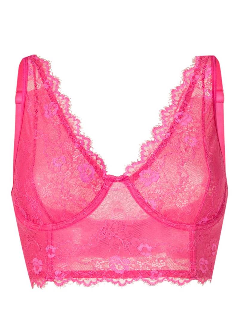 Lethicia Bronstein Alexandra floral-lace bra - Pink von Lethicia Bronstein