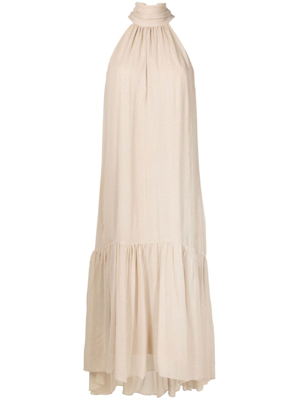 Lethicia Bronstein Alfie silk maxi dress - Neutrals von Lethicia Bronstein