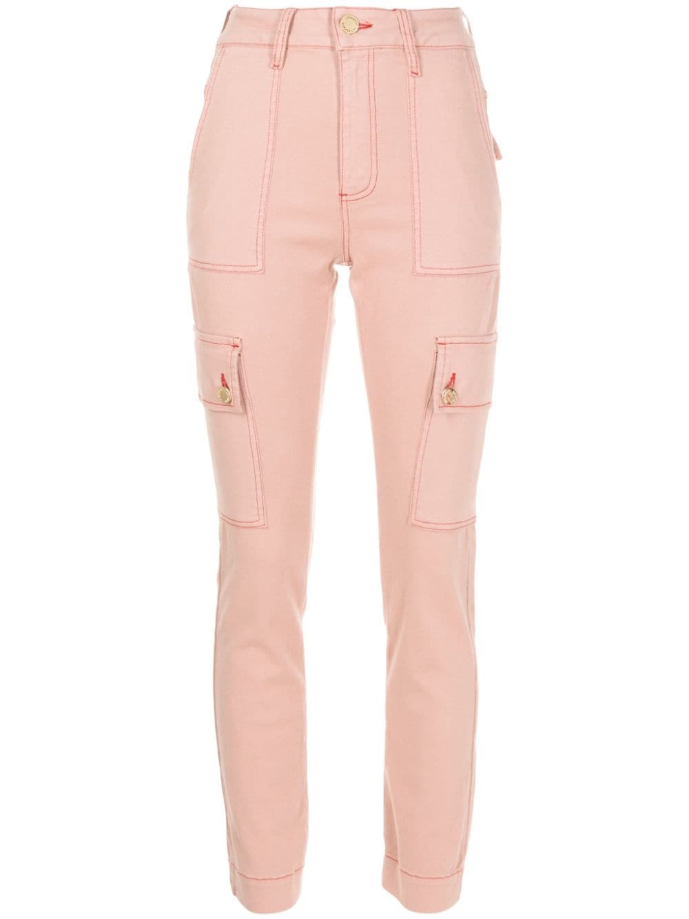 Lethicia Bronstein Antônia slim-cut cargo trousers - Pink von Lethicia Bronstein