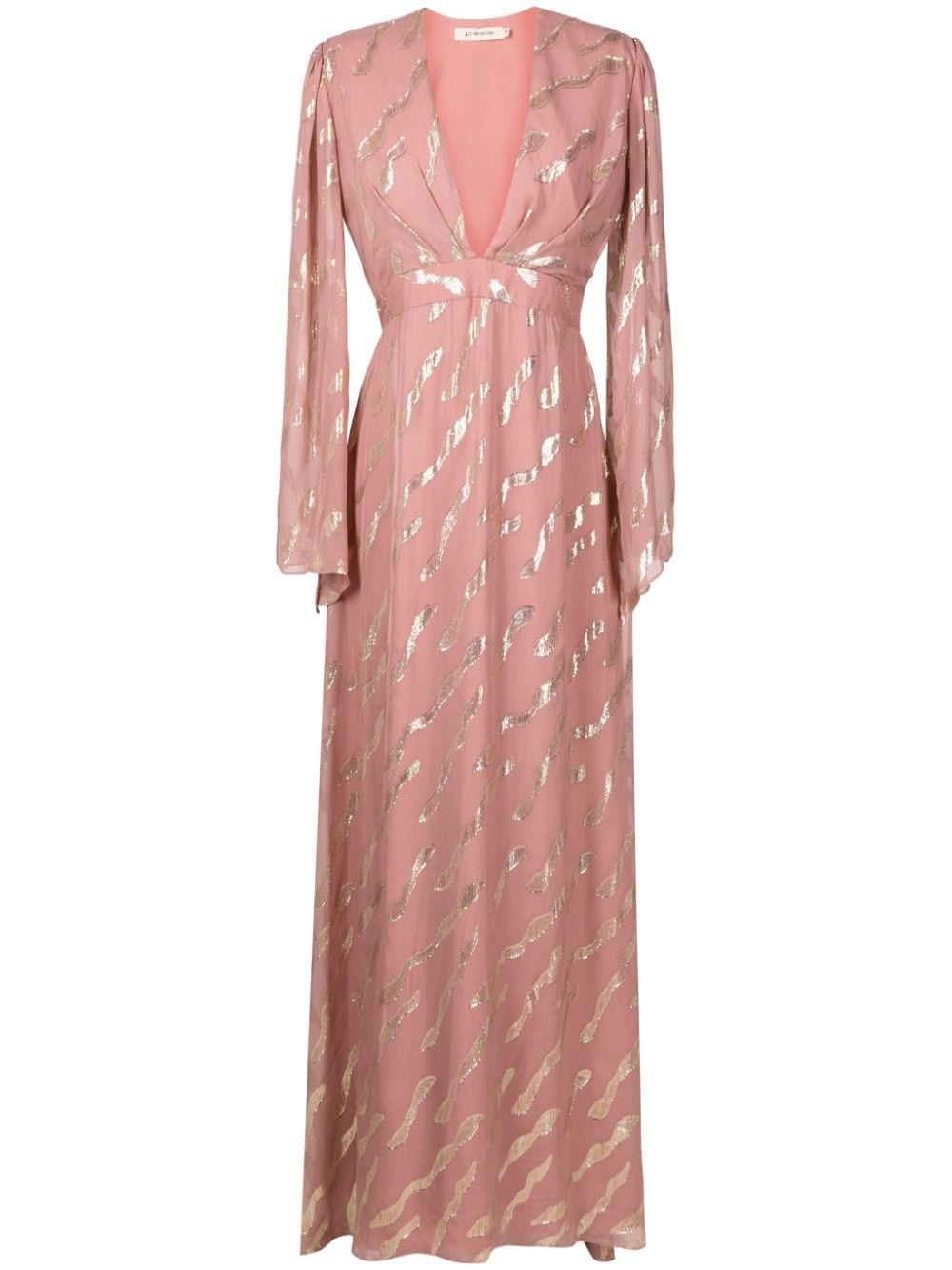 Lethicia Bronstein Atala embroidered silk gown - Pink von Lethicia Bronstein