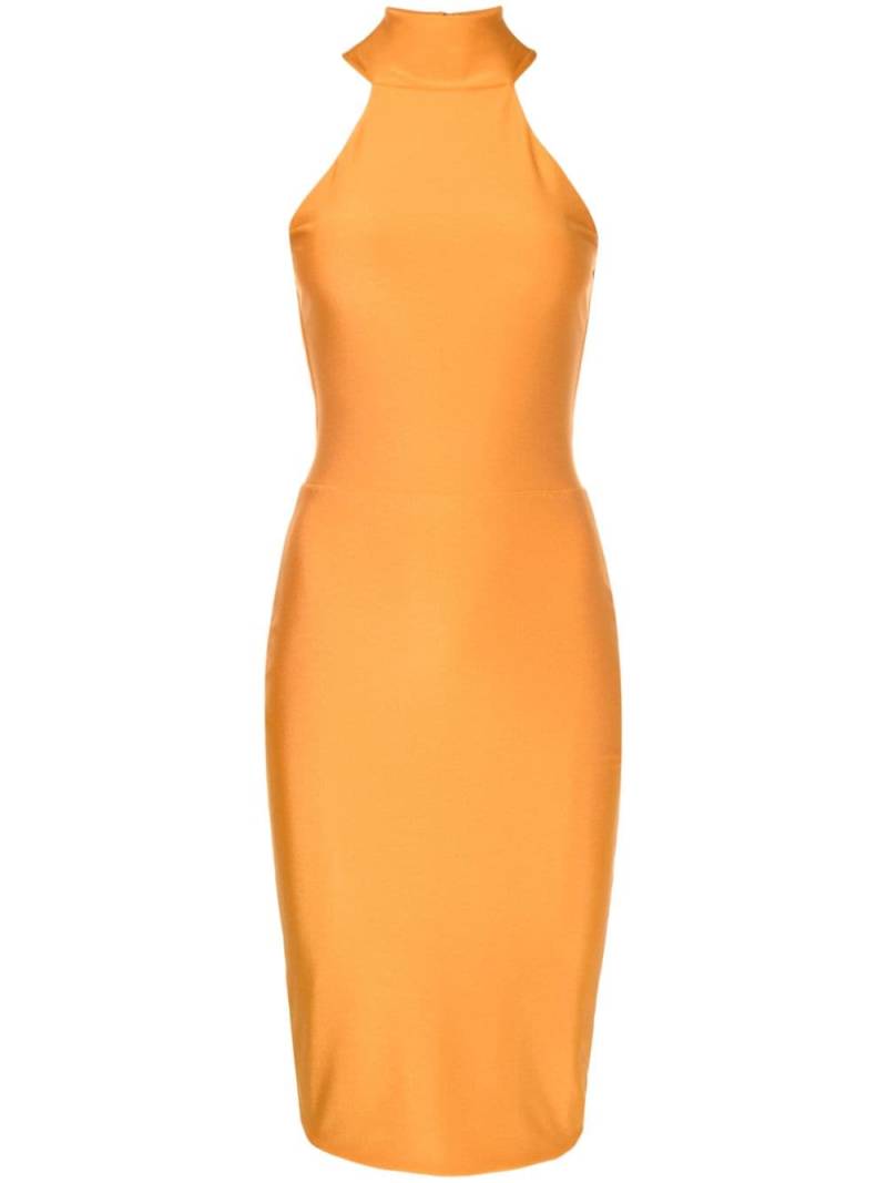 Lethicia Bronstein Audrey halterneck midi dress - Yellow von Lethicia Bronstein