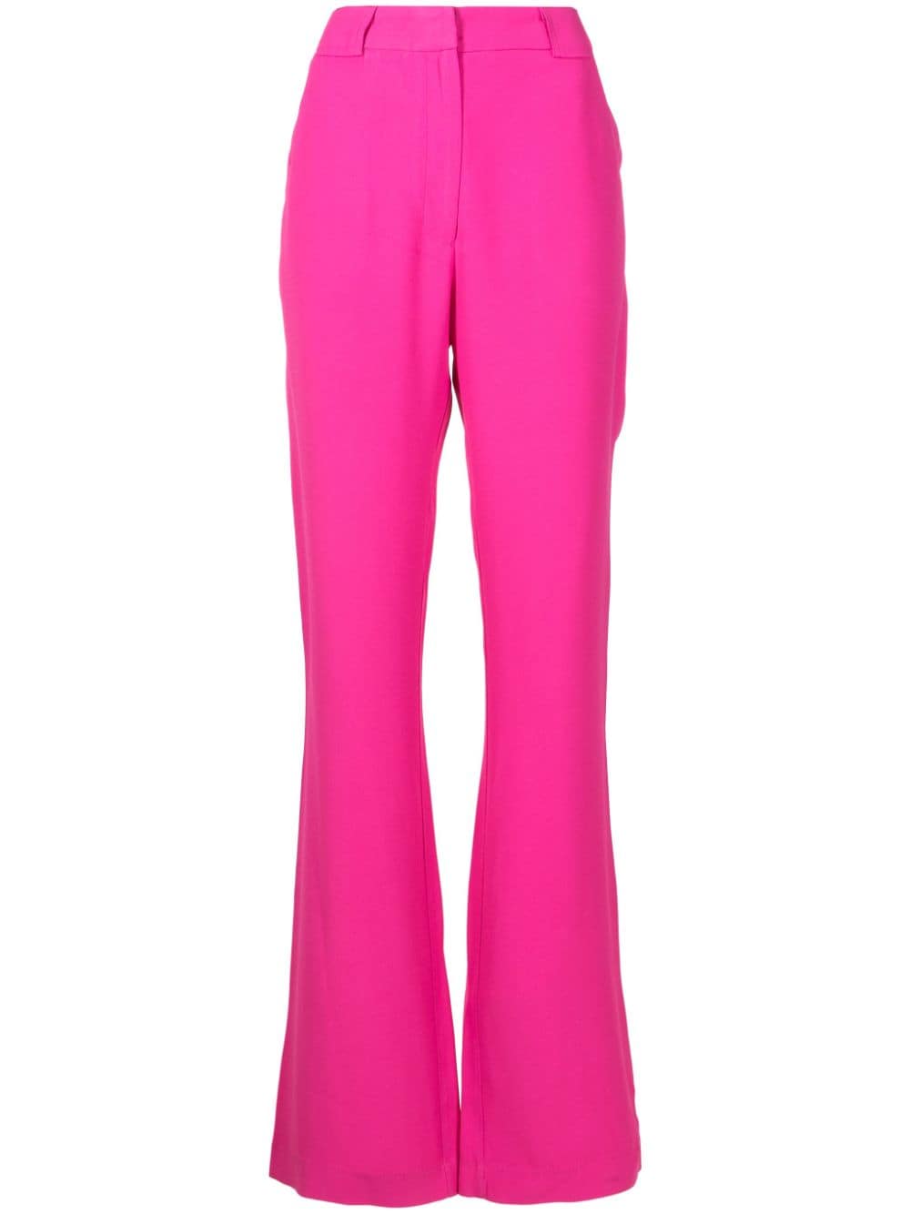 Lethicia Bronstein Ava crepe flared trousers - Pink von Lethicia Bronstein