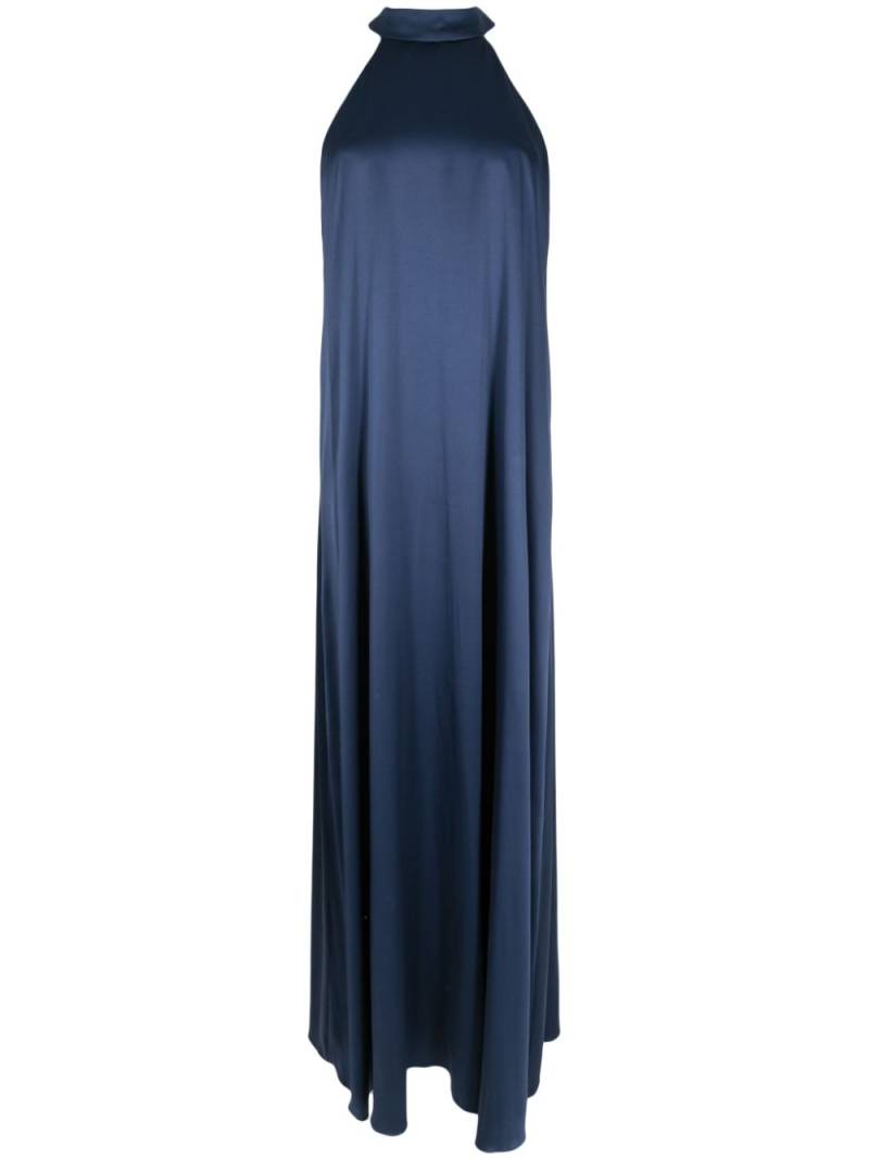 Lethicia Bronstein Bly halterneck maxi dress - Blue von Lethicia Bronstein