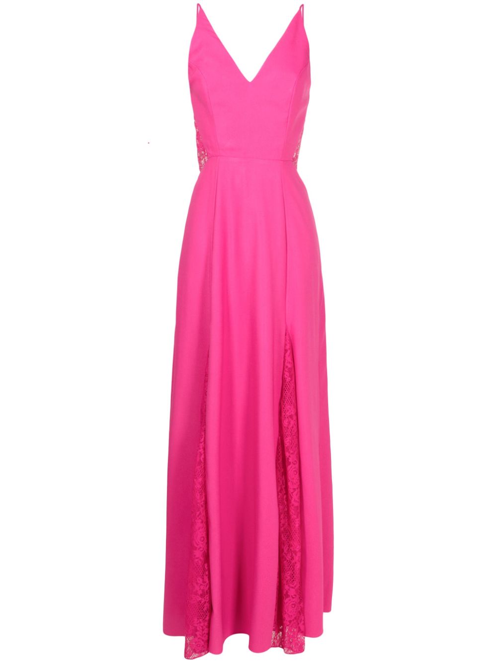 Lethicia Bronstein Georgia lace-detail maxi dress - Pink von Lethicia Bronstein