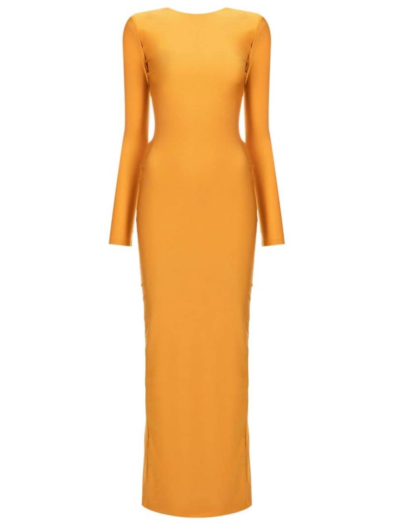 Lethicia Bronstein Gracie long-sleeved maxi dress - Yellow von Lethicia Bronstein