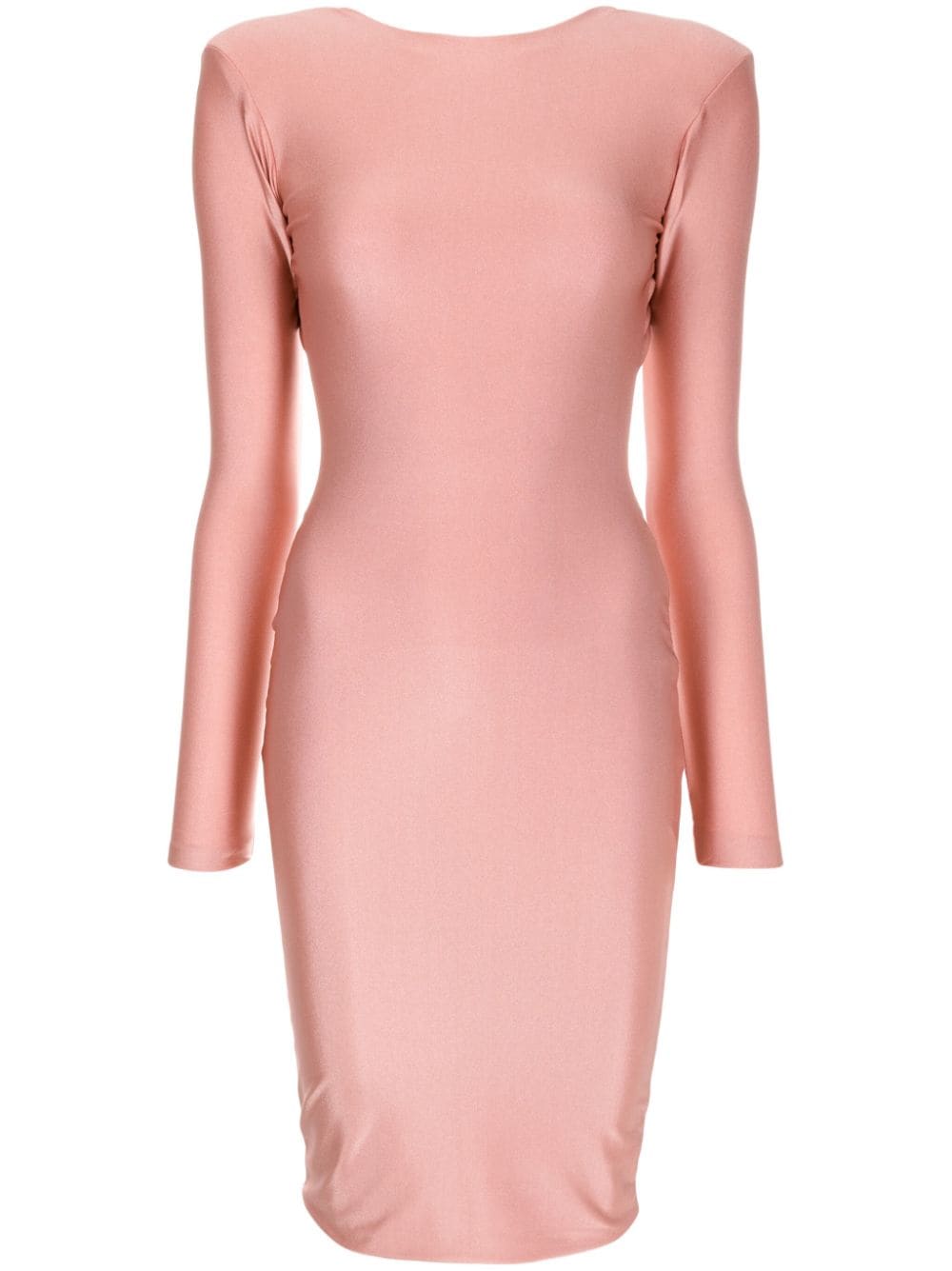 Lethicia Bronstein Gracie metallic-sheen dress - Pink von Lethicia Bronstein