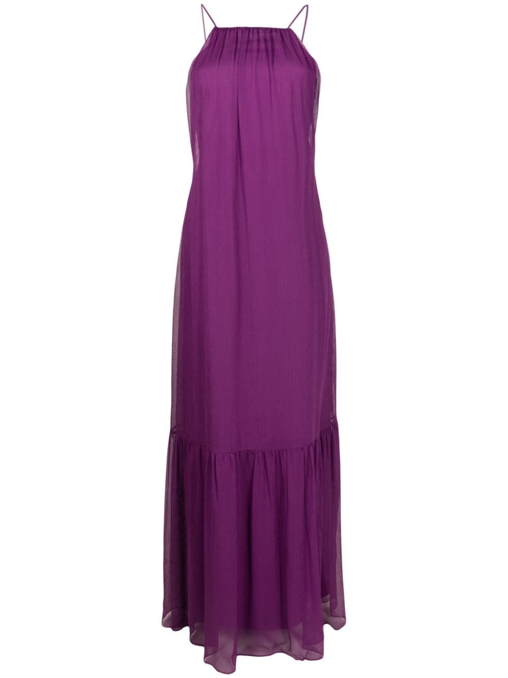 Lethicia Bronstein Orion square-neck gown - Purple von Lethicia Bronstein