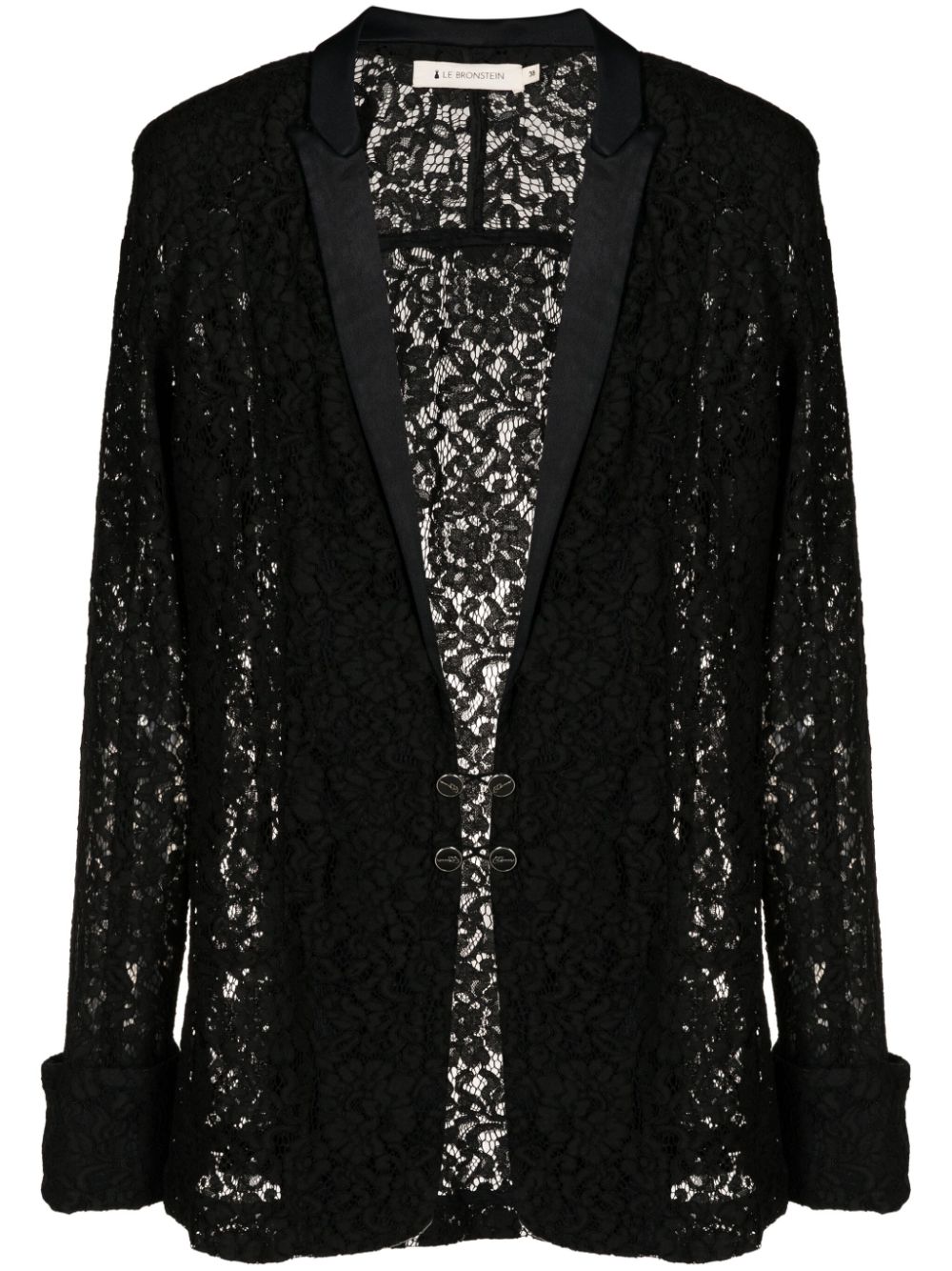 Lethicia Bronstein Rafa floral-lace blazer - Black von Lethicia Bronstein