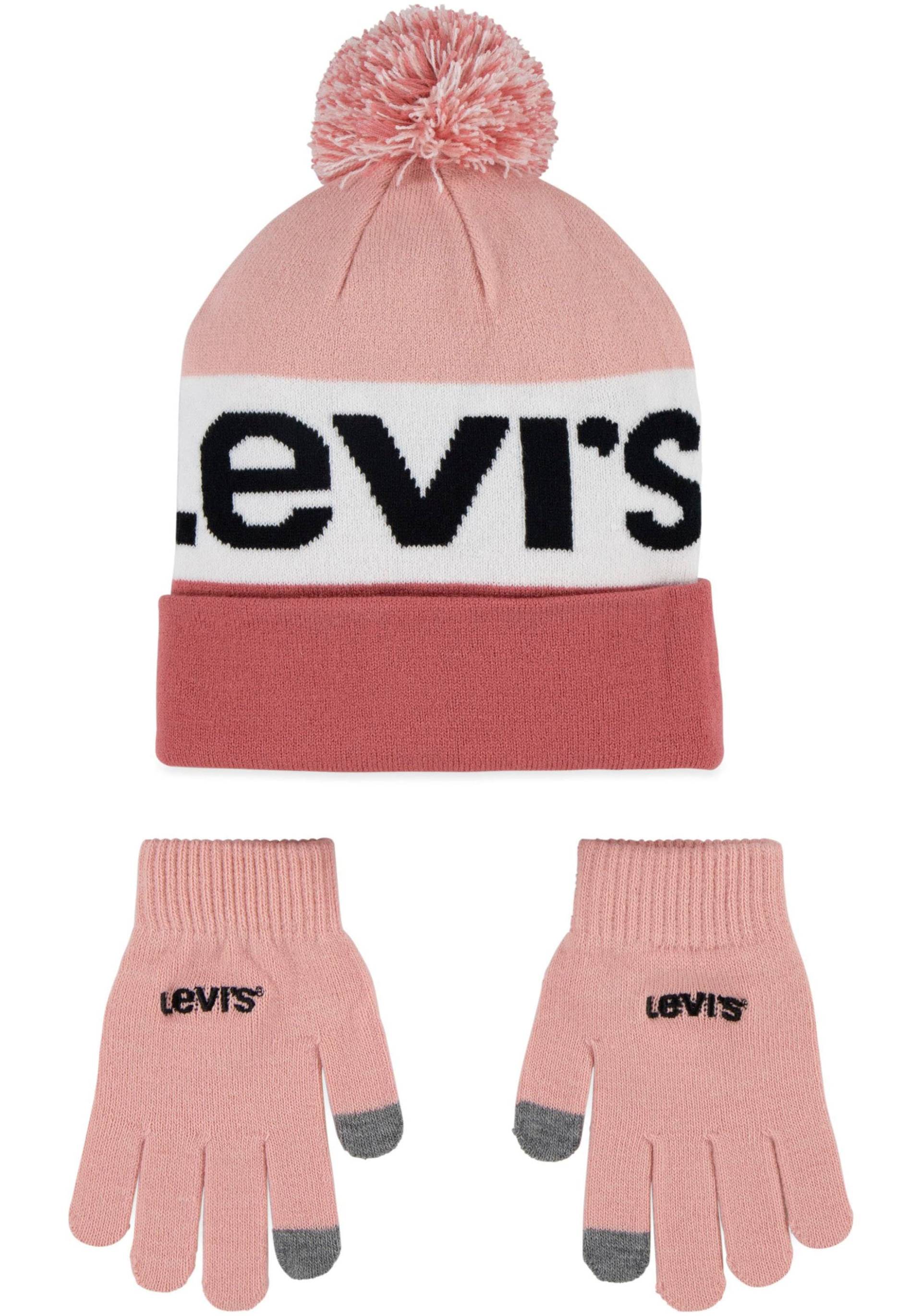 Levi's® Kids Bommelmütze, (Set), und Handschuh im Set von Levi's® Kids