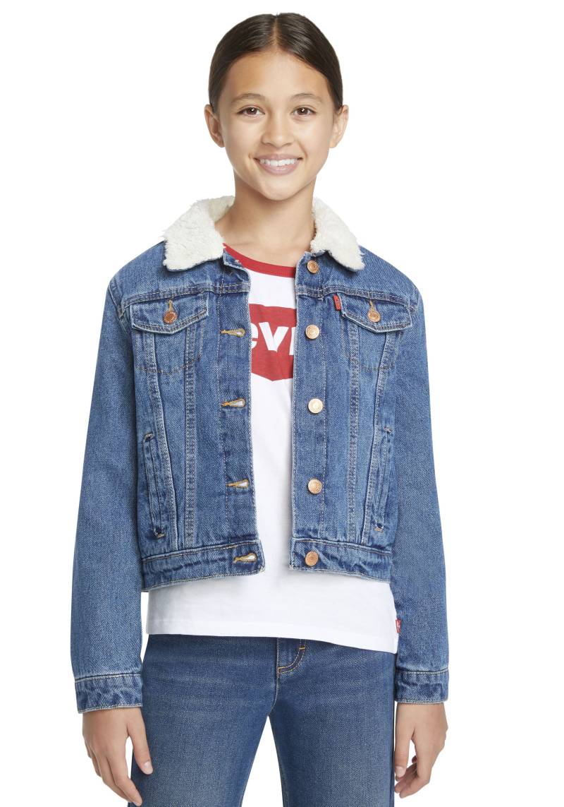 Levi's® Kids Jeansjacke »LVG SHERPA TRUCKER JACKET«, ohne Kapuze, for GIRLS von Levi's® Kids