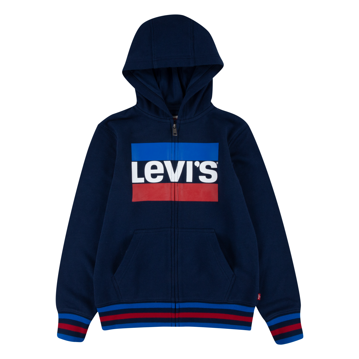 Levi's® Kids Kapuzensweatjacke, mit gestreiften Bündchen, for BOYS von Levi's® Kids
