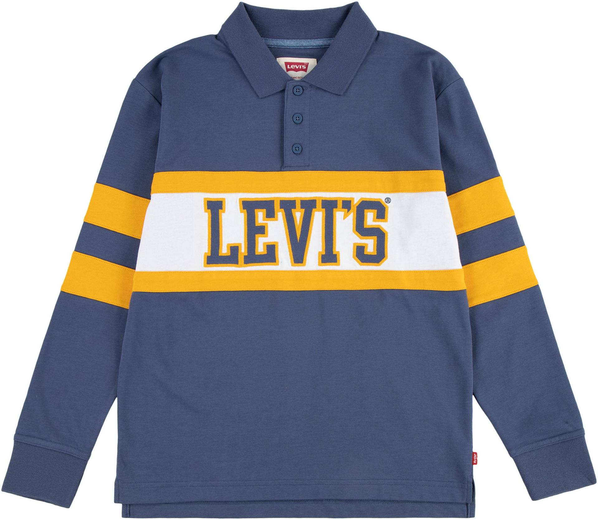 Levi's® Kids Langarm-Poloshirt »LVB RELAXED LS POLO«, mit Markenschriftzug for BOYS von Levi's® Kids