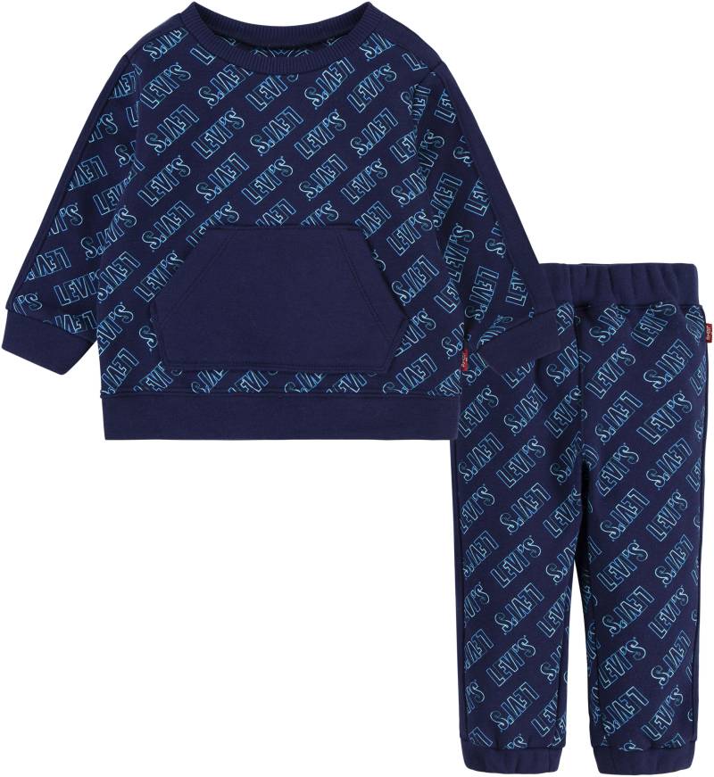 Levi's® Kids Langarmshirt & Hose, mit Allover-Logo-Print von Levi's® Kids