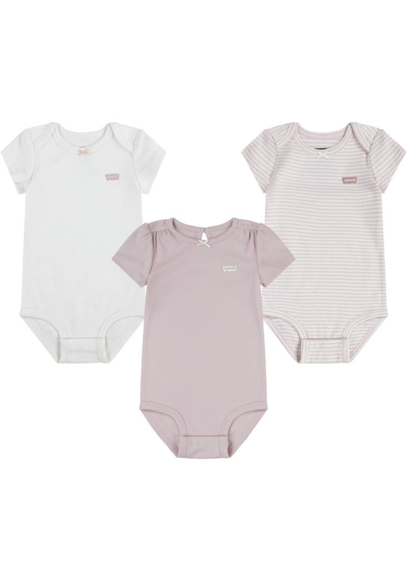 Levi's® Kids Neugeborenen-Geschenkset »LVG 3PK BOW BODYSUIT SET«, for Baby-Girls von Levi's® Kids