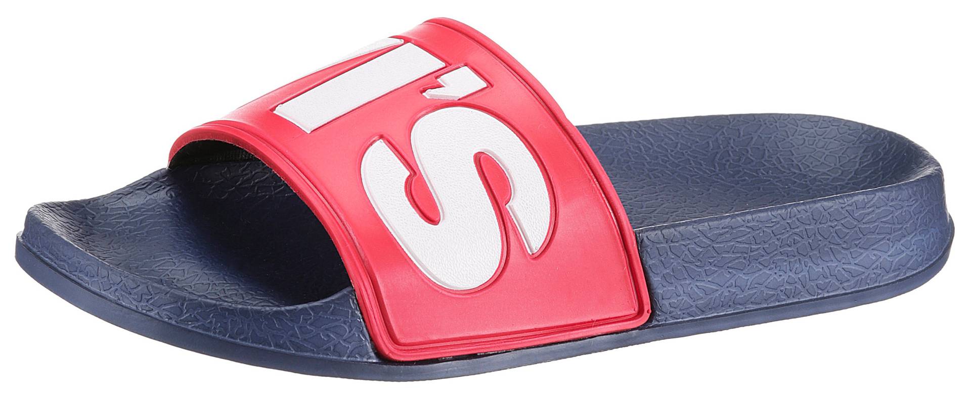 Levi's® Kids Pantolette »JUNE«, Sommerschuh, Schlappen, Badeschuh, Poolslides mit Kontast-Logo von Levi's® Kids