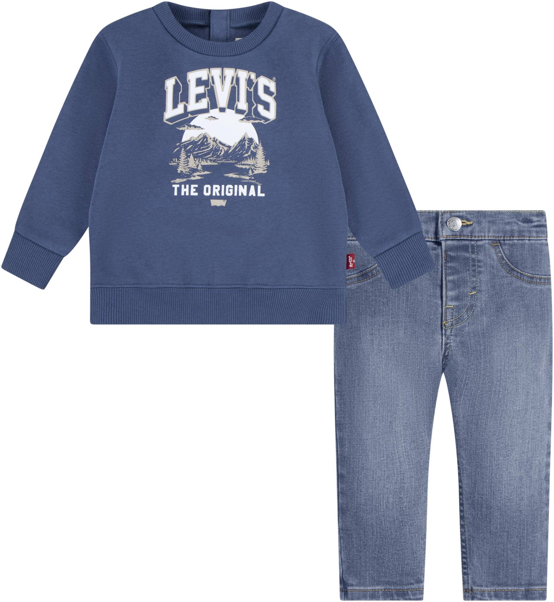 Levi's® Kids Shirt & Hose »LVB MOUNTAIN CREW & PANT SET«, for BOYS von Levi's® Kids