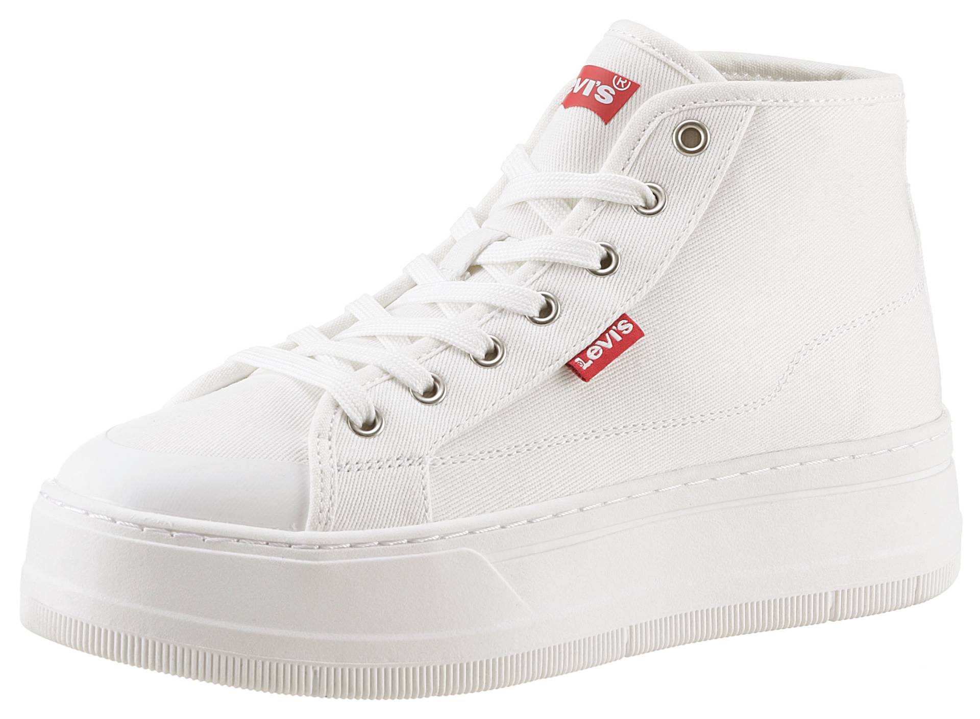 Levi's® Kids Sneaker »MAUI LIGHT MID«, mit Gummi besetzte Spitze, Freizeitschuh, Halbschuh, Schnürschuh von Levi's® Kids