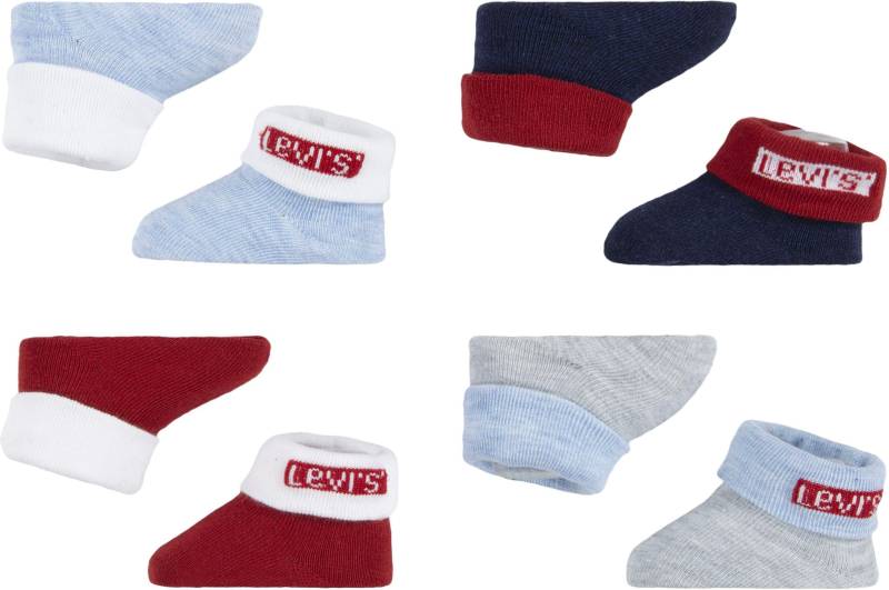 Levi's® Kids Socken »4PK Red Tab Bootie«, (8 Paar), UNISEX von Levi's® Kids