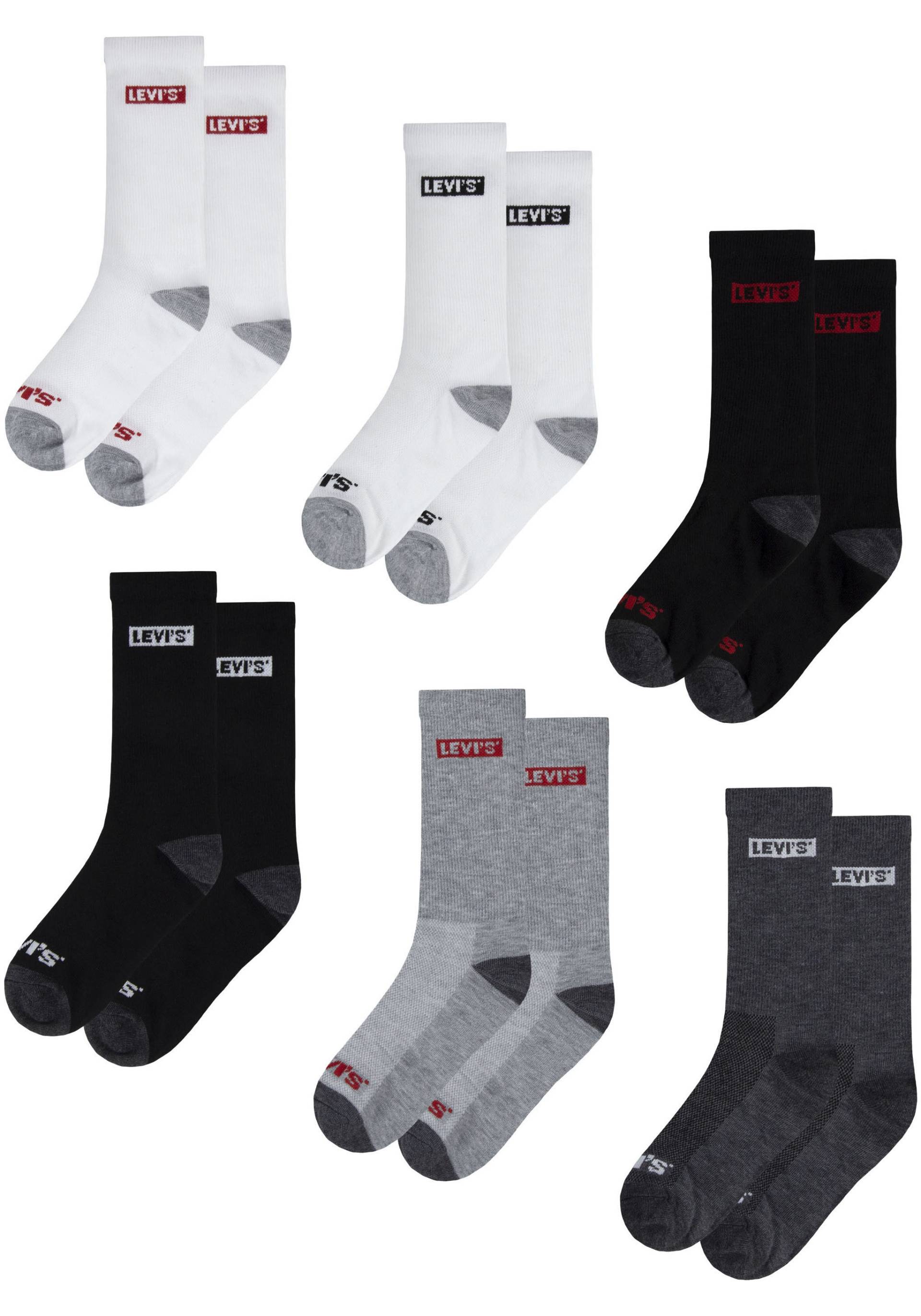 Levi's® Kids Socken »LHN BOX TAB HIGH CUT 6PK«, (Packung, 6 Paar), UNISEX von Levi's® Kids