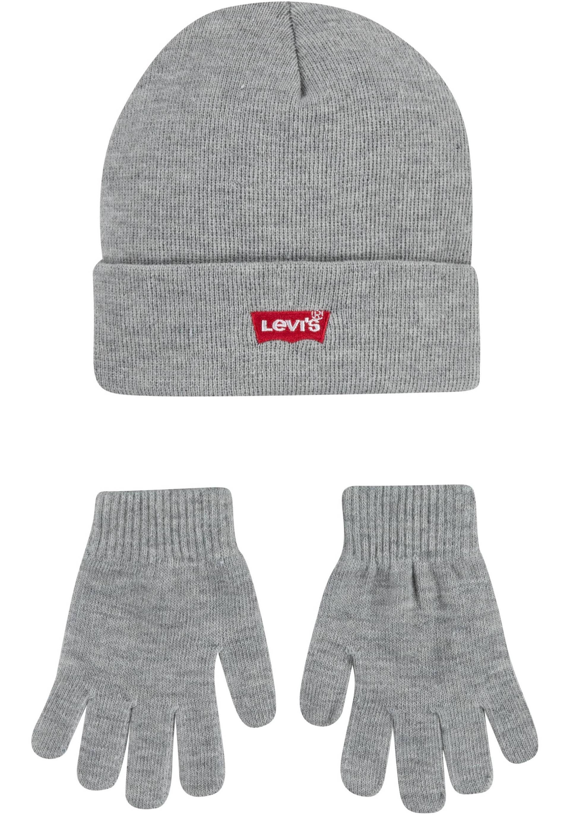 Levi's® Kids Strickmütze »CORE BATWING BEANIE/GLOVES«, (Set, 2 St.), und Handschuhe von Levi's® Kids