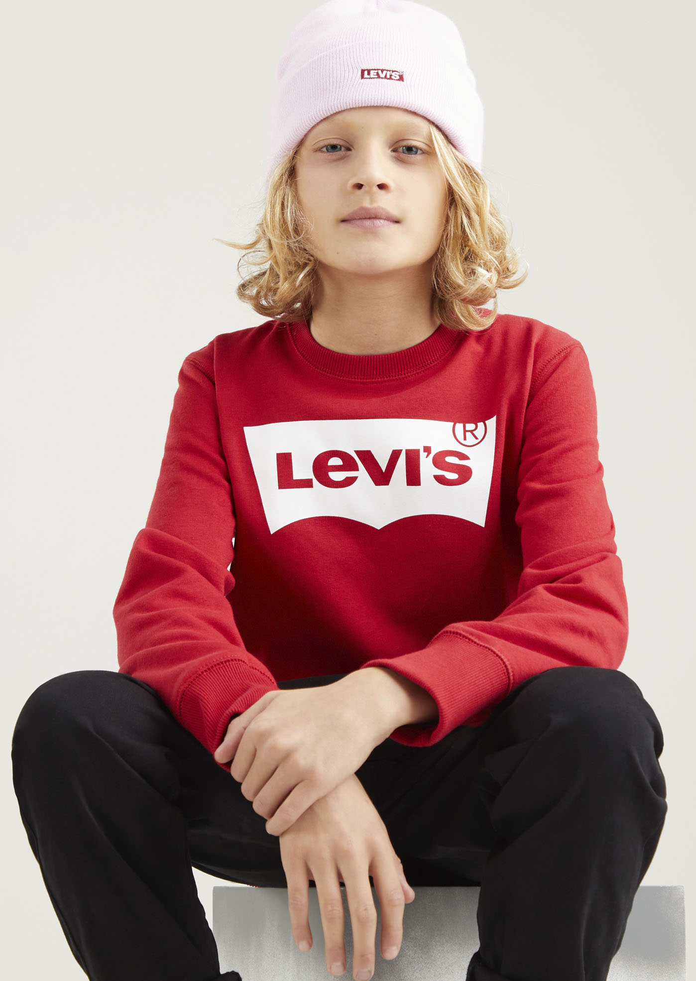 Levi's® Kids Sweatshirt »LVB LVB FRENCH TERRY BATWING«, for BOYS von Levi's® Kids