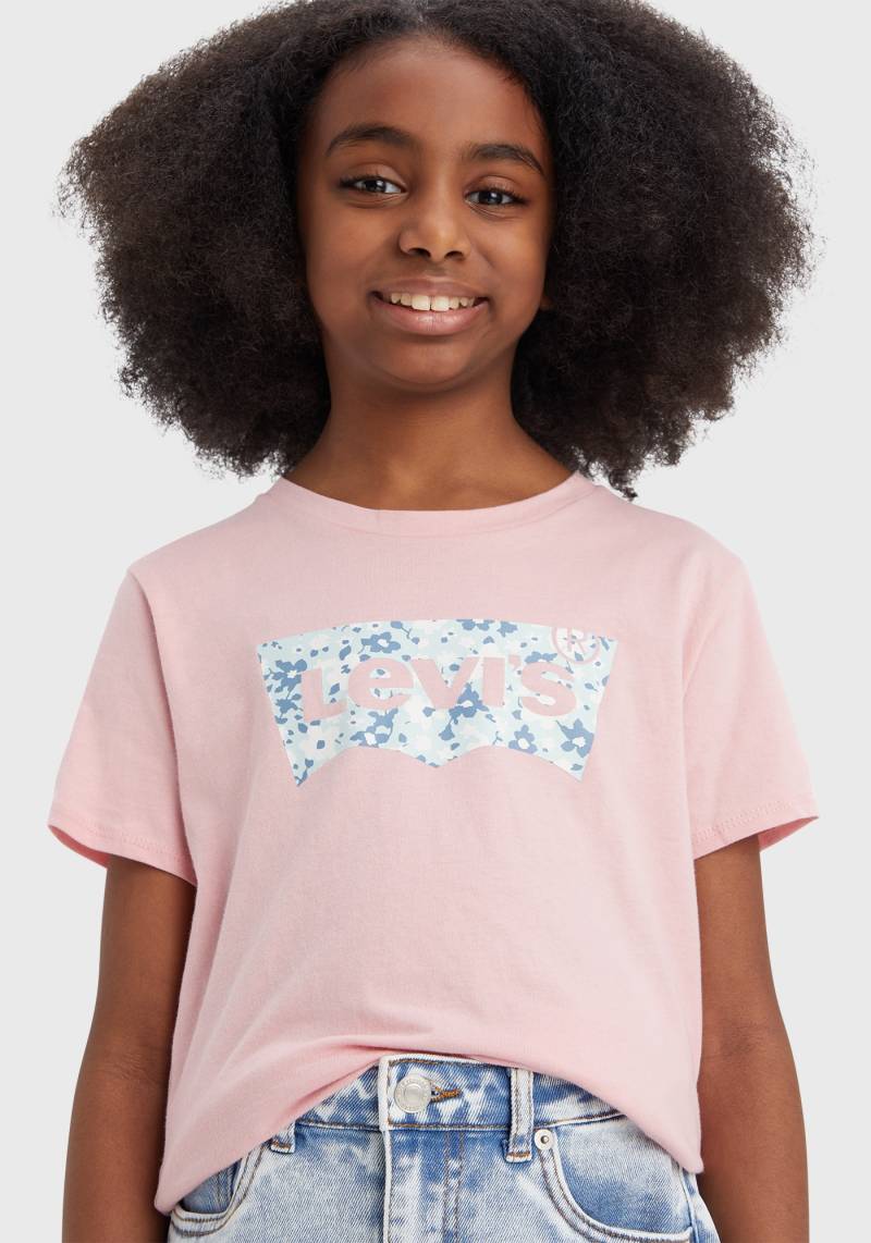 Levi's® Kids T-Shirt, mit Batwing-Logo mit Flowerprint - for Girls von Levi's® Kids