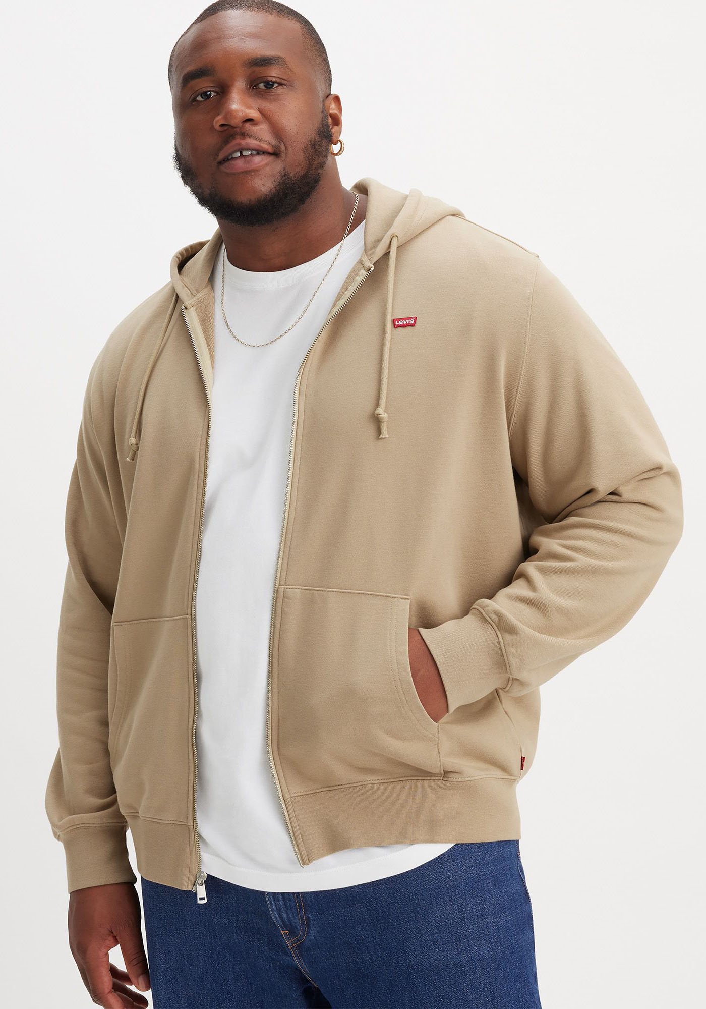 Levi's® Plus Kapuzensweatshirt, mit dezentem Levi's® Batwing Logo von Levi's® Plus