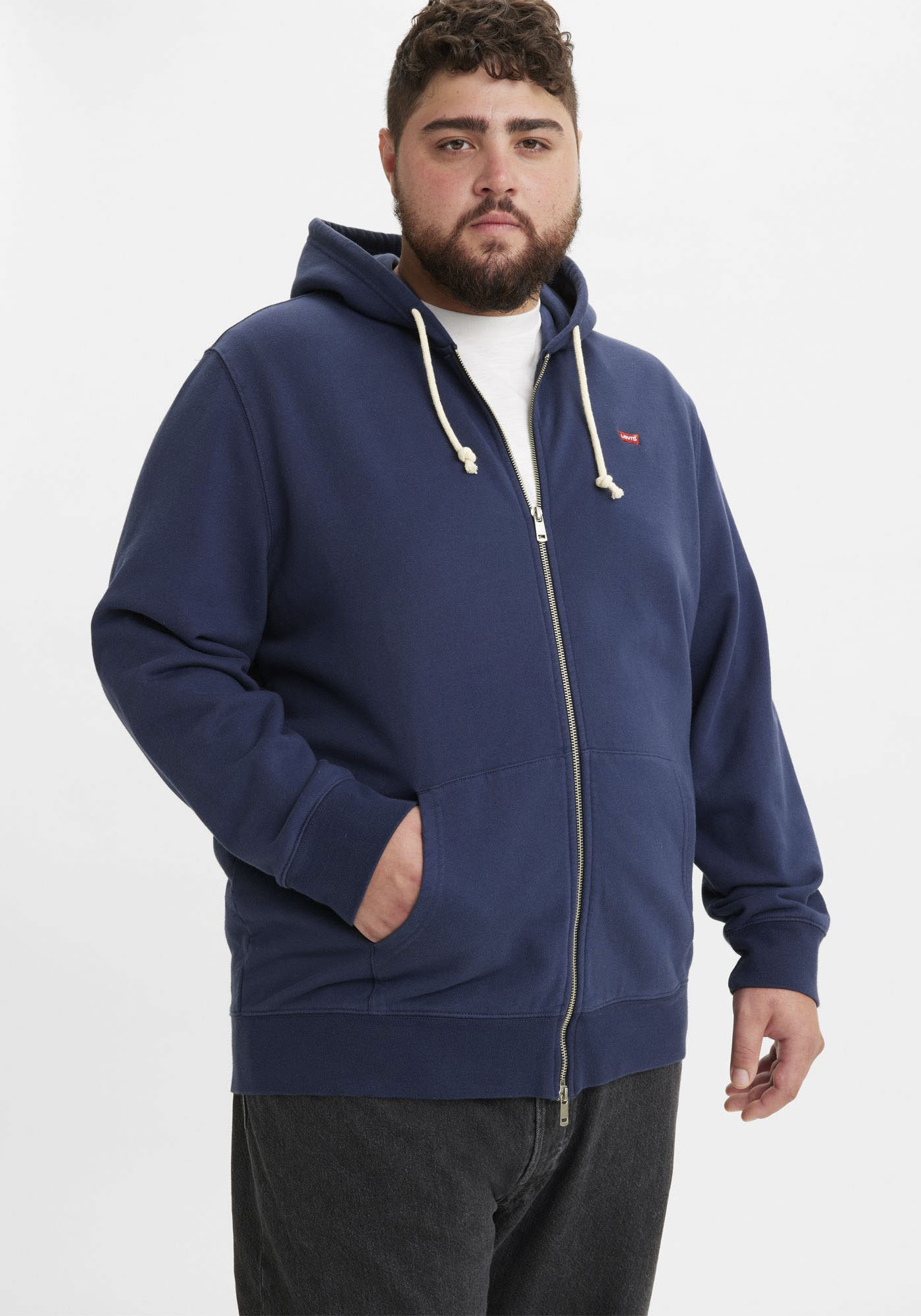 Levi's® Plus Kapuzensweatshirt, mit dezentem Levi's® Batwing Logo von Levi's® Plus