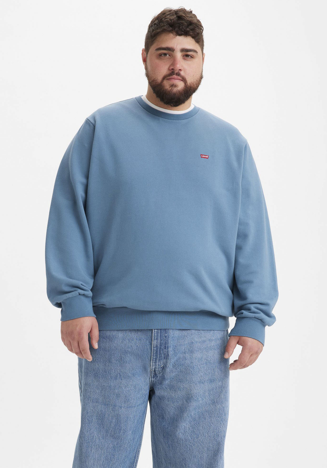 Levi's® Plus Sweatshirt »BIG ORIGINAL HM CREW«, mit Batwing-Logobadge von Levi's® Plus