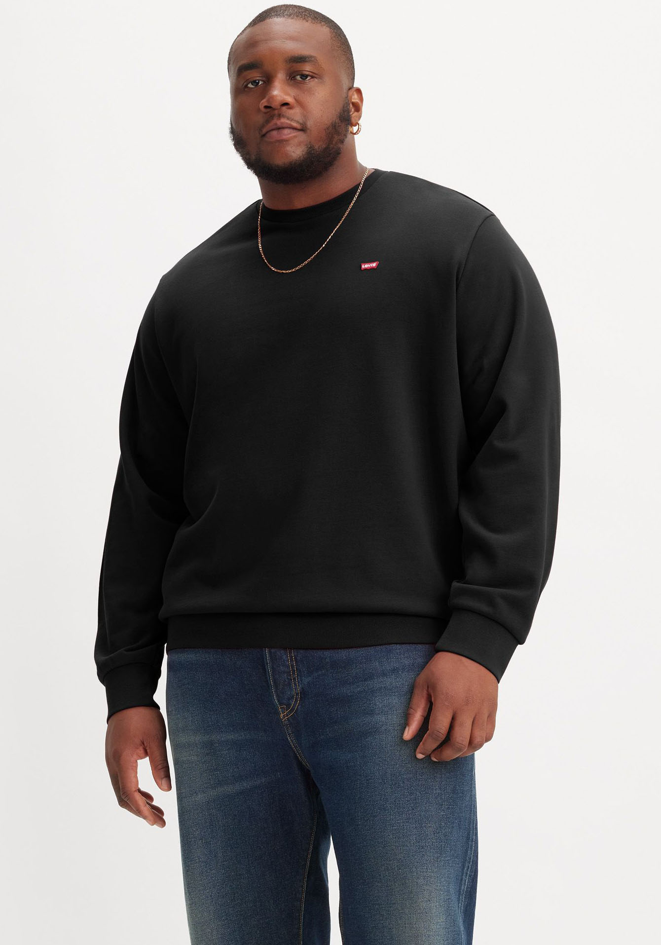 Levi's® Plus Sweatshirt »BIG ORIGINAL HM CREW«, mit Batwing-Logobadge von Levi's® Plus