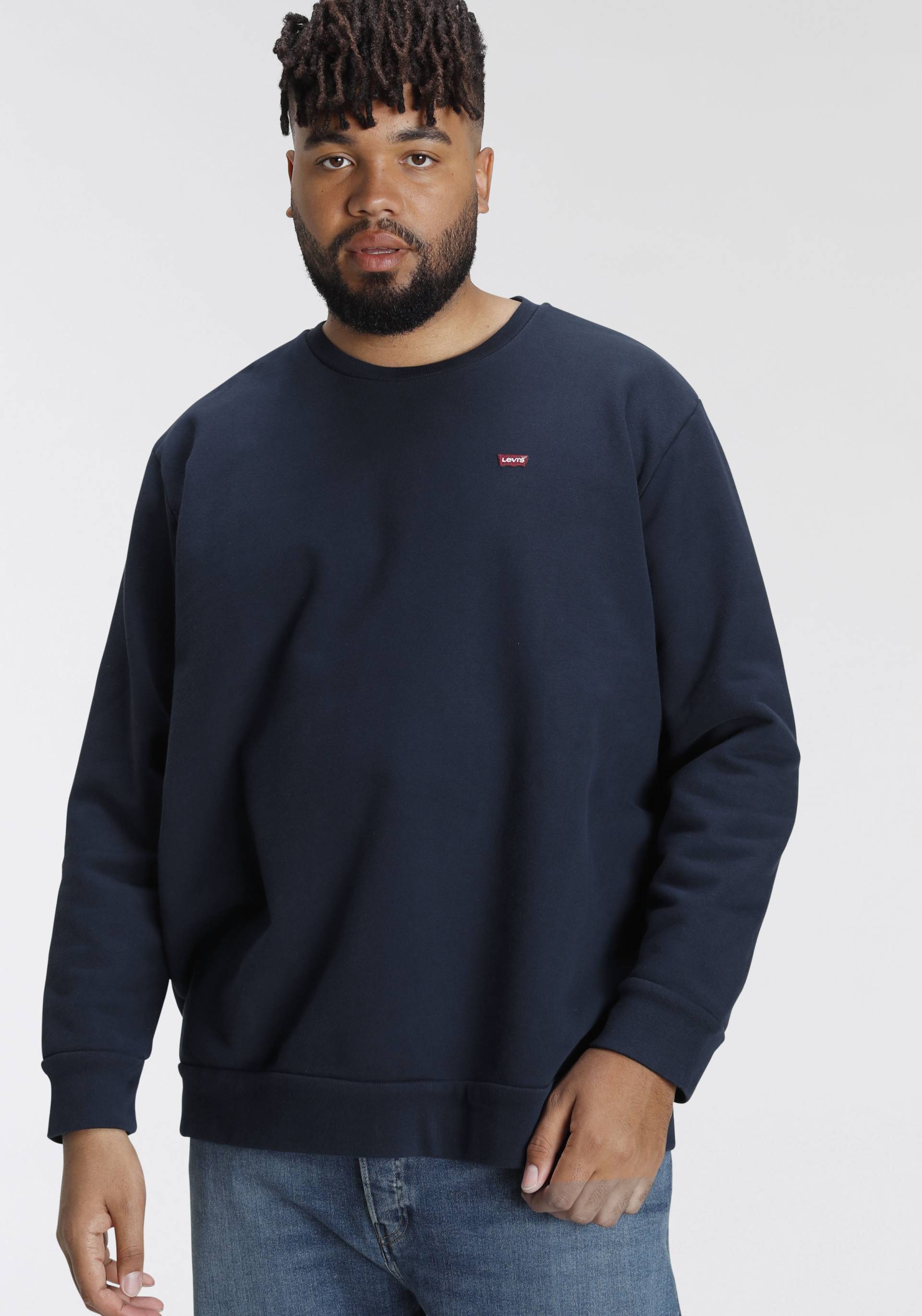 Levi's® Plus Sweatshirt »BIG ORIGINAL HM CREW«, mit Batwing-Logobadge von Levi's® Plus