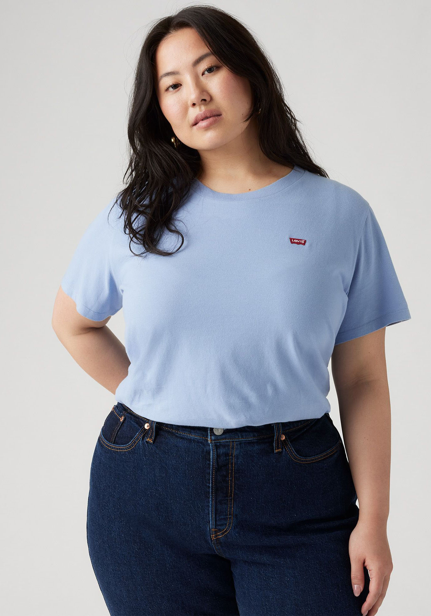 Levi's® Plus T-Shirt »PL THE PERFECT«, mit Logo-Stickerei von Levi's® Plus