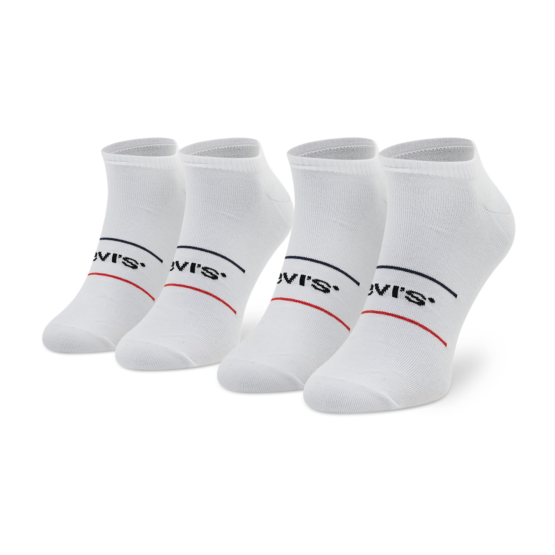 2er-Set niedrige Unisex-Socken Levi's® 701203953 Weiß von Levi's®