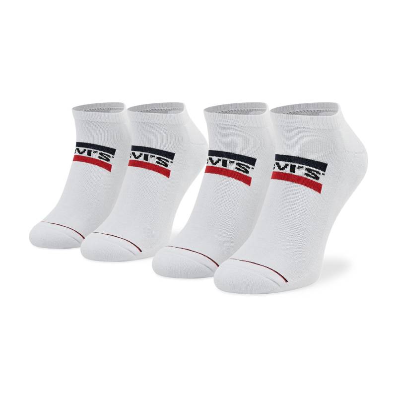 2er-Set niedrige Unisex-Socken Levi's® 701219507 Weiß von Levi's®