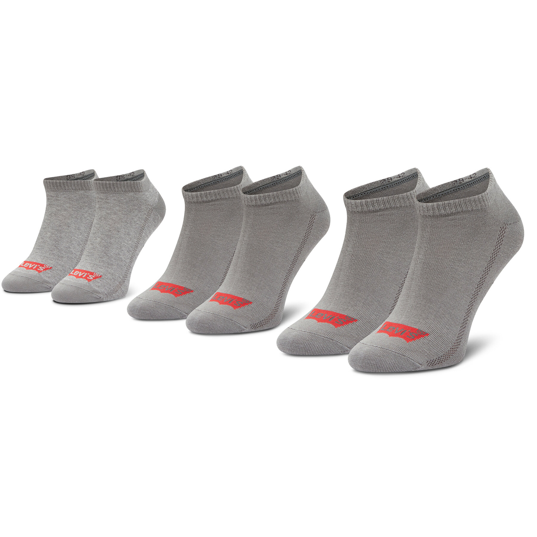 3er-Set niedrige Herrensocken Levi's® 37157-0173 Grau von Levi's®