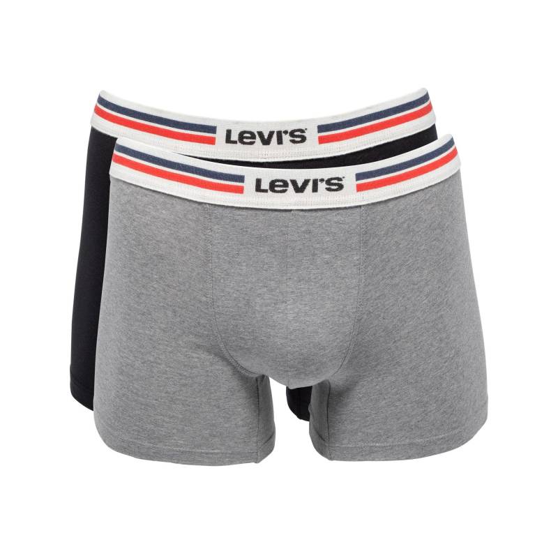 Levi's® - Duopack, Pantys, für Herren, Grau, Größe L von Levi's®